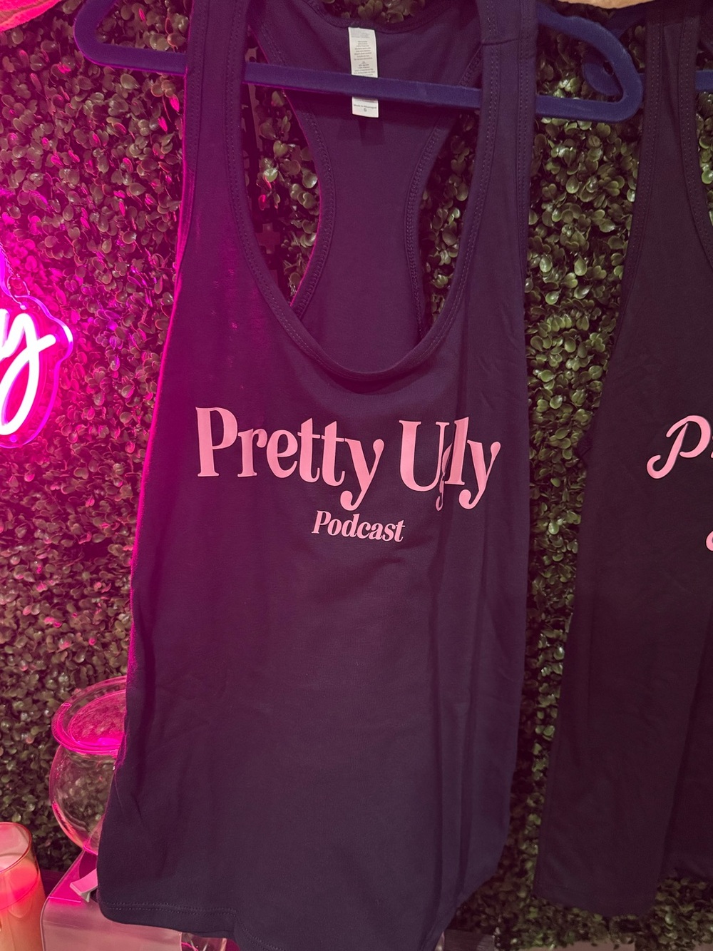 Brand New House of Pretty Ugly Tank -Navy Blue